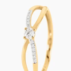 Bague Qiana Or Jaune Diamant|Marc Orian Best