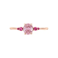 Bague Rainbow Argent Rose Oxyde De Zirconium|Marc Orian Online