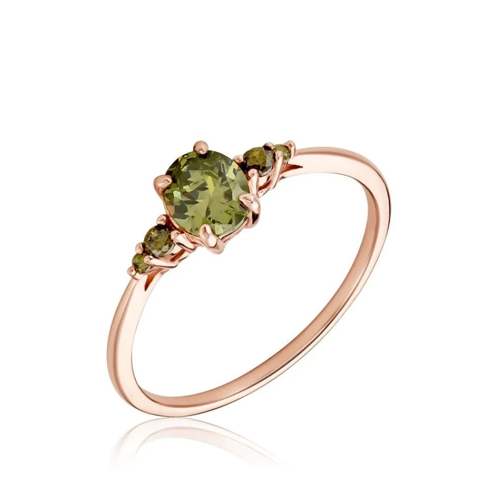 Bague Rainbow Argent Rose Oxyde De Zirconium|Marc Orian Discount