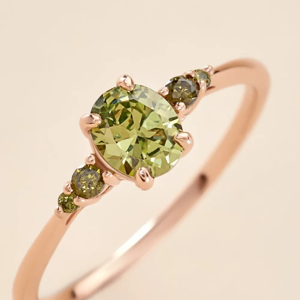 Bague Rainbow Argent Rose Oxyde De Zirconium|Marc Orian Discount