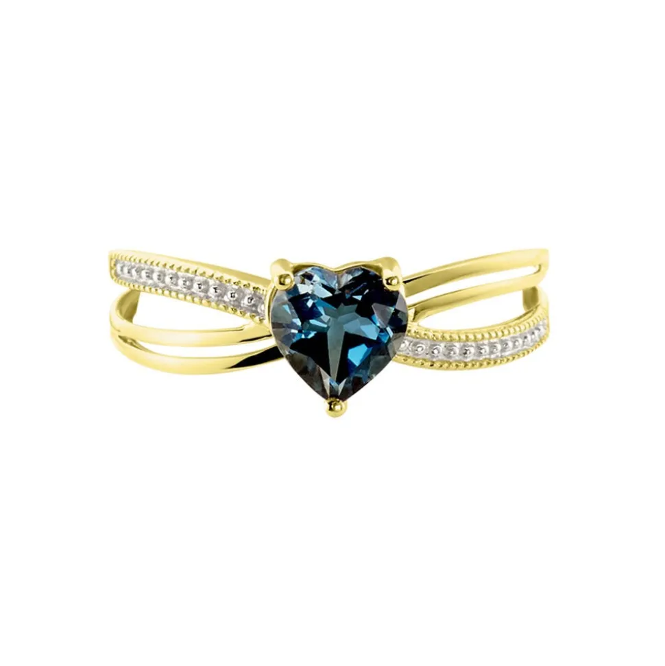 Bague Real Or Jaune Topaze