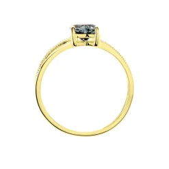 Bague Real Or Jaune Topaze