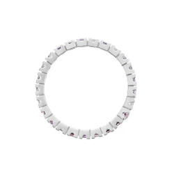 Bague Rio Argent Blanc Oxyde De Zirconium