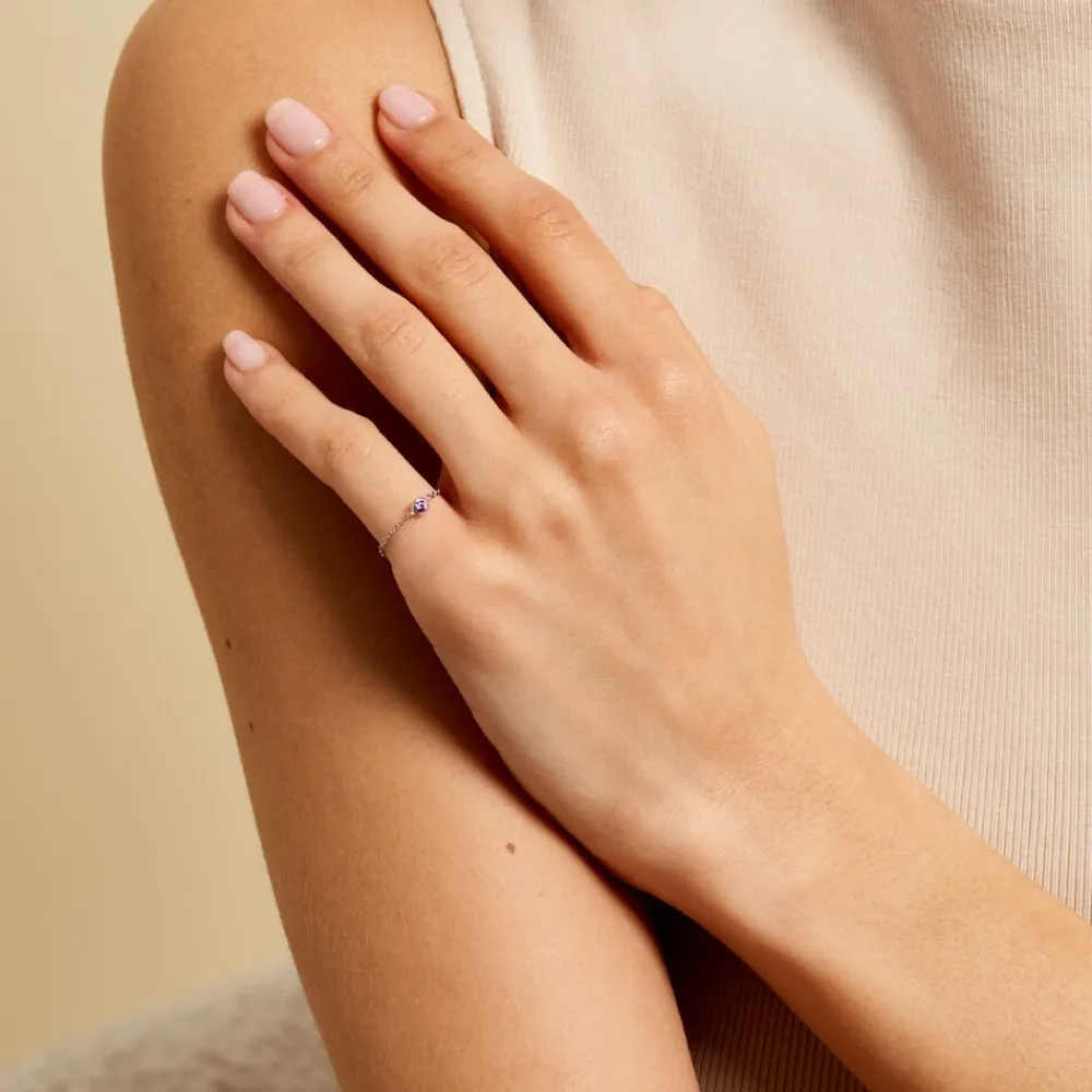 Bague Rio Argent Blanc Oxyde De Zirconium|Marc Orian New