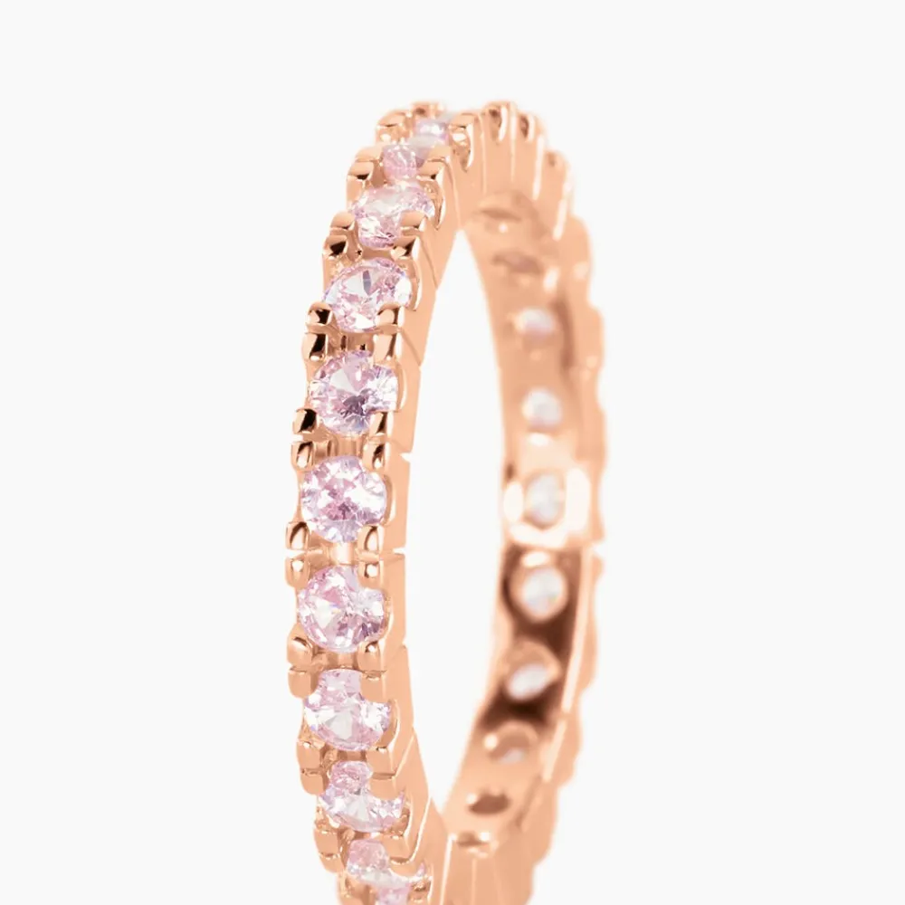 Bague Rio Argent Rose Oxyde De Zirconium|Marc Orian New