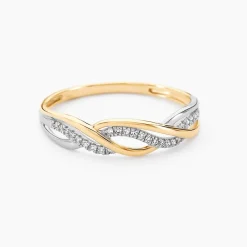 Bague Romane Or Jaune Diamant|Marc Orian New