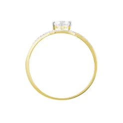 Bague Rozena Or Jaune Oxyde De Zirconium
