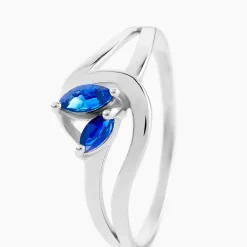 Bague Sakina Or Blanc Saphir|Marc Orian Outlet