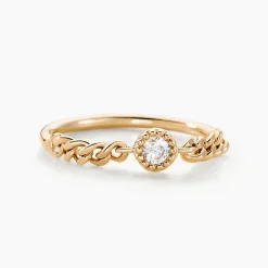 Bague Serenity Plaque Or Jaune Oxyde De Zirconium|Marc Orian Best
