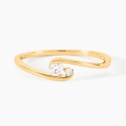 Bague Serenya Or Jaune Diamant Synthétique|Marc Orian Clearance