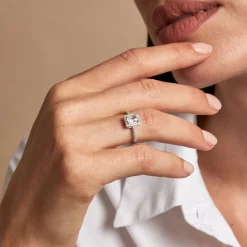 Bague Shanta Argent Blanc Oxyde De Zirconium|Marc Orian Best