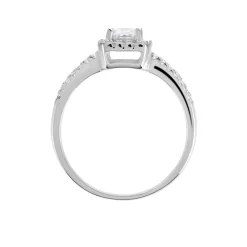 Bague Shanta Argent Blanc Oxyde De Zirconium|Marc Orian Best