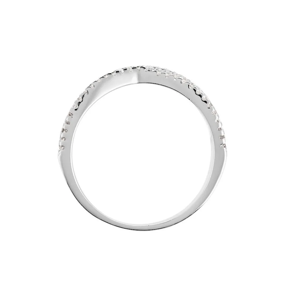 Bague Sharise Argent Blanc Oxyde De Zirconium|Marc Orian