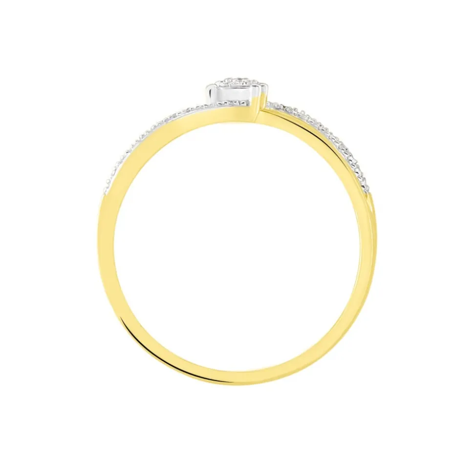 Bague Sillona Or Jaune Diamant