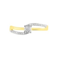 Bague Sillona Or Jaune Diamant