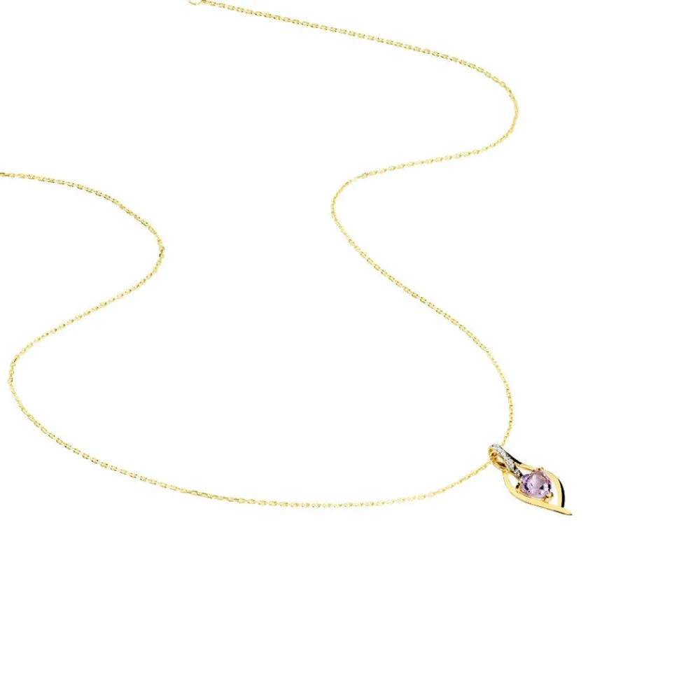 Bague Silucia Or Jaune Amethyste Et Oxyde De Zirconium|Marc Orian Outlet