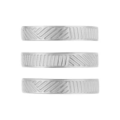 Bague Sirine Acier Blanc|Marc Orian Online