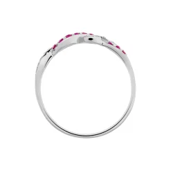 Bague Sofia Or Blanc Rubis Et Diamant|Marc Orian Discount