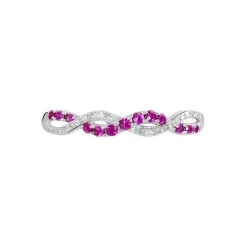 Bague Sofia Or Blanc Rubis Et Diamant|Marc Orian Discount