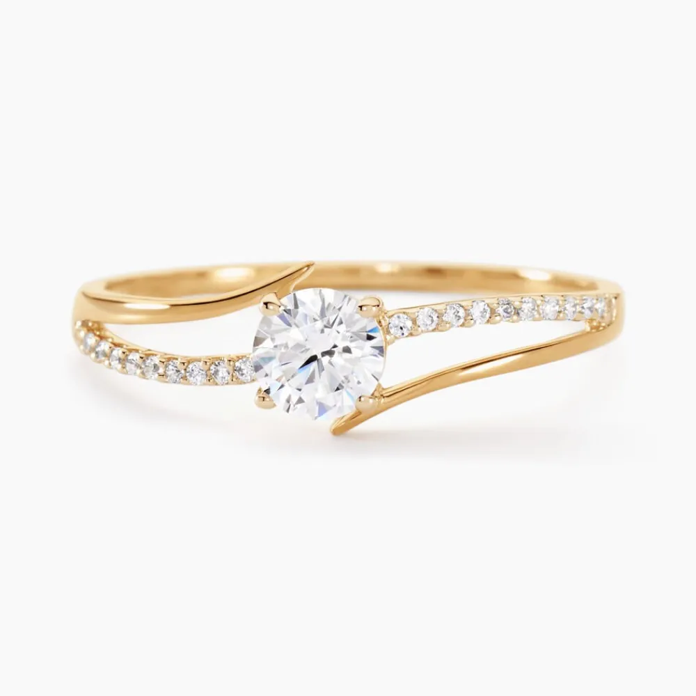 Bague Solitaire Abelia Or Jaune Oxyde De Zirconium|Marc Orian Hot