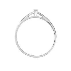 Bague Solitaire Alexandra Or Blanc Diamant|Marc Orian Best