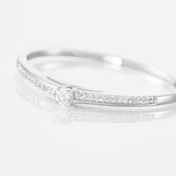 Bague Solitaire Alexandra Or Blanc Diamant|Marc Orian Best