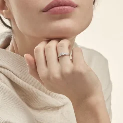 Bague Solitaire Aramis Or Blanc Diamant|Marc Orian Sale