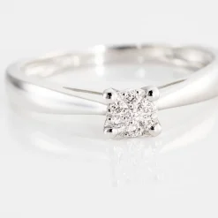 Bague Solitaire Artemis Or Blanc Diamant