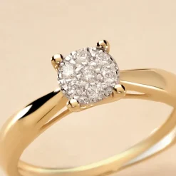 Bague Solitaire Artemis Or Jaune Diamant|Marc Orian Clearance