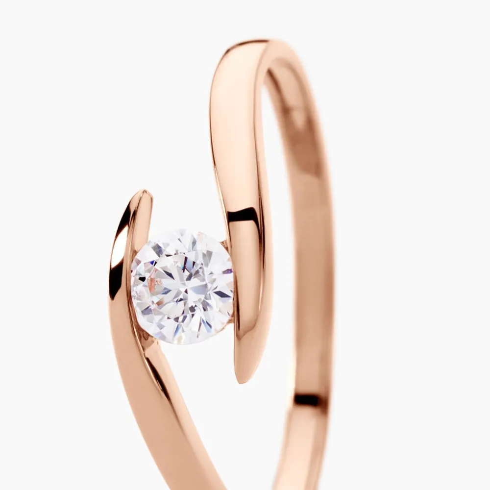 Bague Solitaire Camilia De Zirconium|Marc Orian