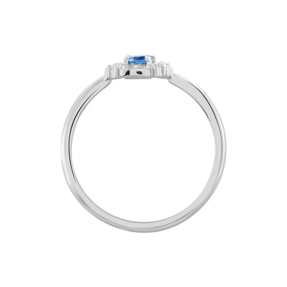 Bague Solitaire Carren Argent Blanc Oxyde De Zirconium|Marc Orian Hot