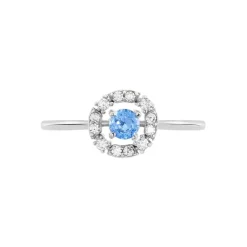 Bague Solitaire Carren Argent Blanc Oxyde De Zirconium|Marc Orian Hot