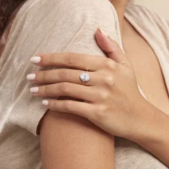 Bague Solitaire Cillie Or Jaune Oxyde De Zirconium|Marc Orian Sale