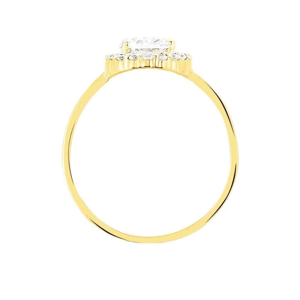 Bague Solitaire Cillie Or Jaune Oxyde De Zirconium|Marc Orian Sale