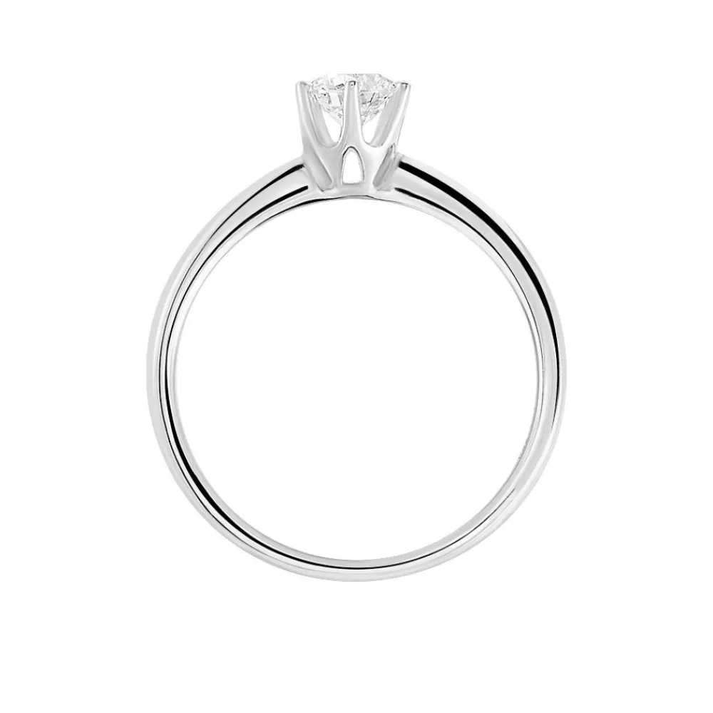 Bague Solitaire Dallal Or Blanc Diamant|Marc Orian New