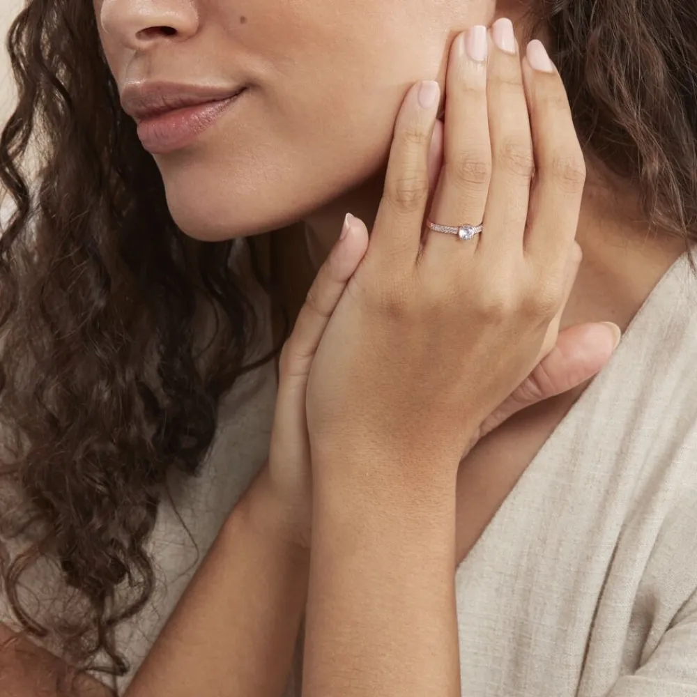Bague Solitaire Dayna De Zirconium|Marc Orian New