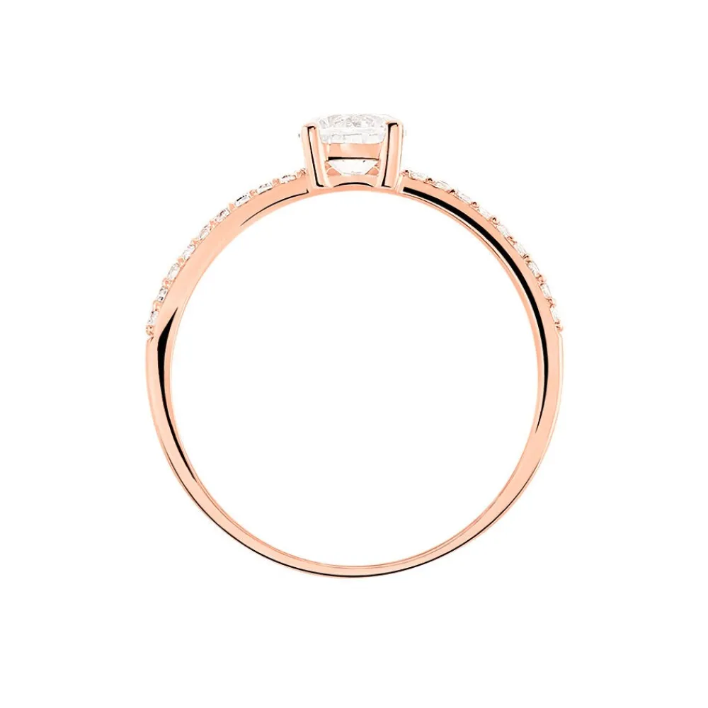 Bague Solitaire Dayna De Zirconium|Marc Orian New