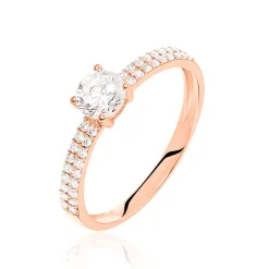 Bague Solitaire Dayna De Zirconium|Marc Orian New