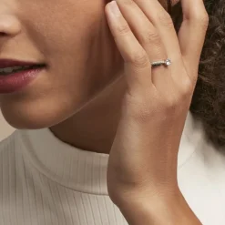 Bague Solitaire Doralicia Argent Blanc Oxyde De Zirconium|Marc Orian Hot