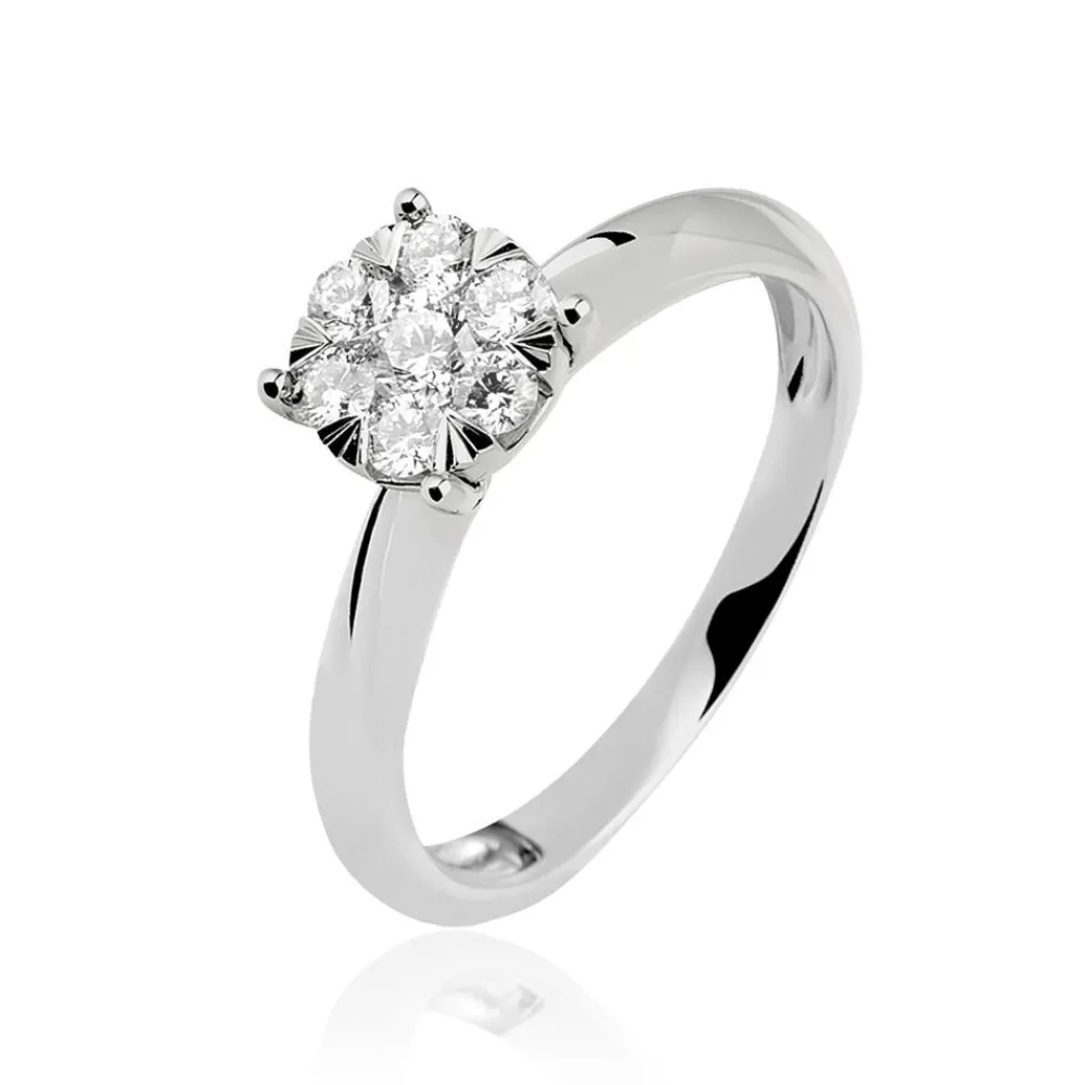 Bague Solitaire Dream Or Blanc Diamant|Marc Orian Hot