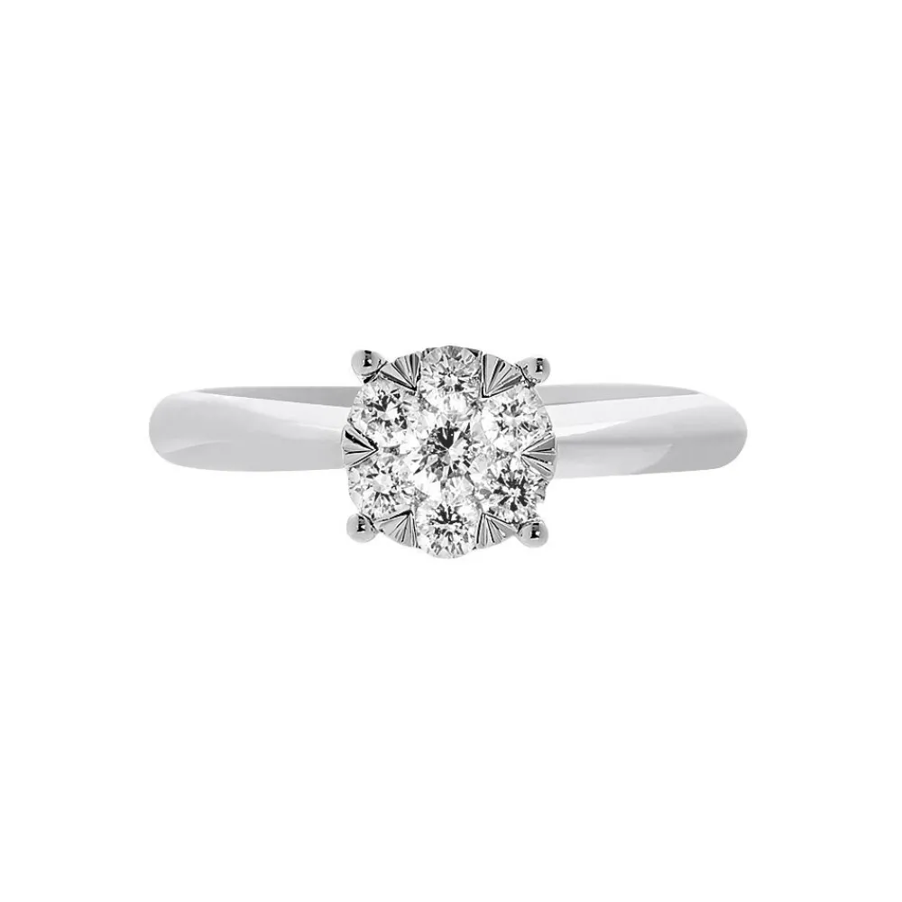 Bague Solitaire Dream Or Blanc Diamant|Marc Orian Hot