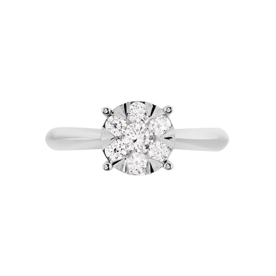 Bague Solitaire Dream Or Blanc Diamant