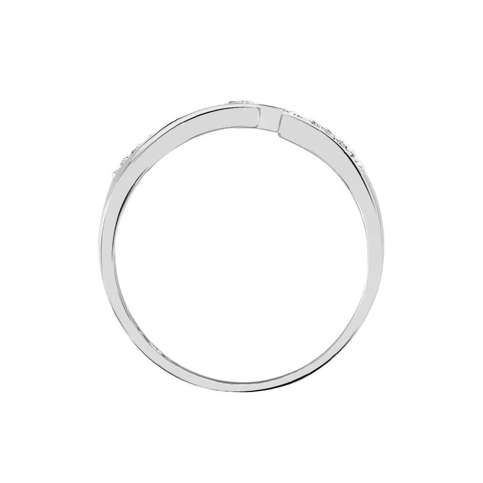 Bague Solitaire Elisa Or Blanc Diamant