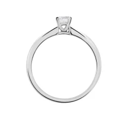 Bague Solitaire Flora Or Blanc Diamant|Marc Orian Clearance
