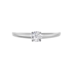 Bague Solitaire Flora Or Blanc Diamant|Marc Orian Clearance