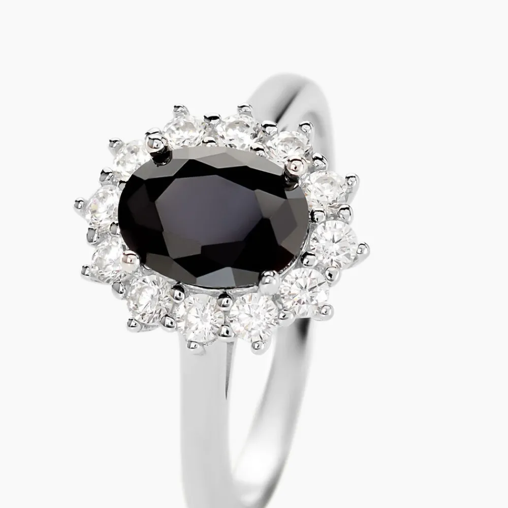 Bague Solitaire Gabor Argent Blanc Oxyde De Zirconium|Marc Orian Best