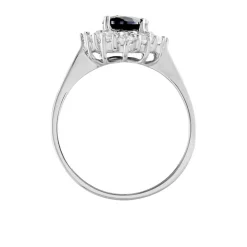 Bague Solitaire Gabor Argent Blanc Oxyde De Zirconium|Marc Orian Best