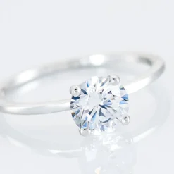 Bague Solitaire Gatiane Argent Oxyde De Zirconium|Marc Orian
