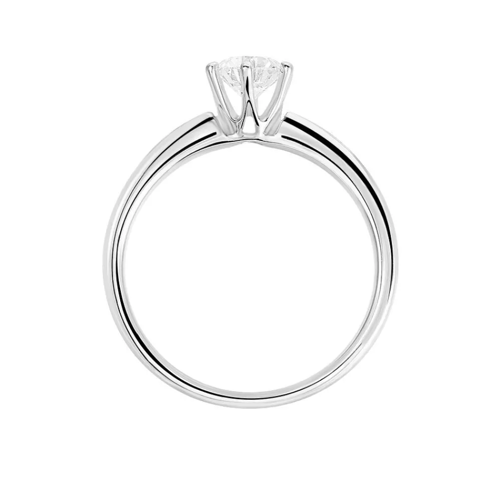 Bague Solitaire Guenolee Or Blanc Diamant|Marc Orian Best