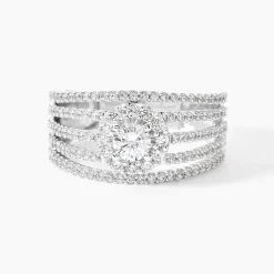Bague Solitaire Iolente Argent Oxyde De Zirconium|Marc Orian Best